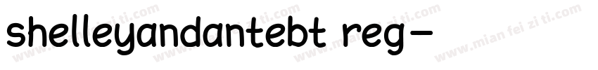 shelleyandantebt reg字体转换